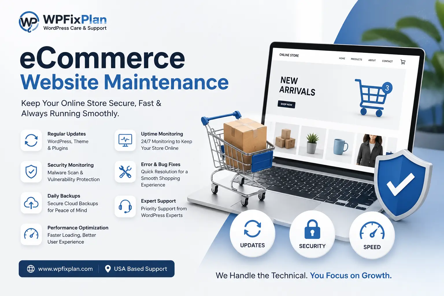 ecommerce website maintenance services​